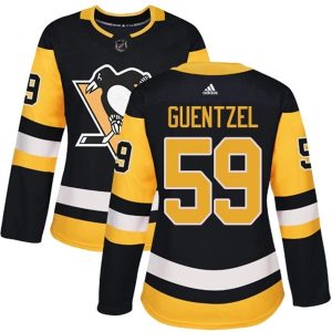 Damen Pittsburgh Penguins Trikot Jake Guentzel 59 Schwarz Authentic